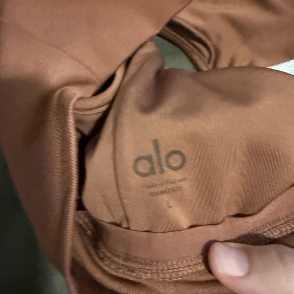 All Yoga Wild Thing Sports Bra in Chestnut size large - Picture 3 of 3